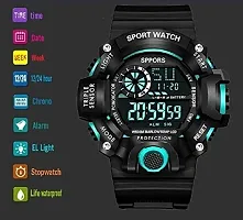 MTSH Digital Watch Shockproof Multi-Functional Automatic Blue Boader Black Waterproof Digital Sport Watch for Men's Kids Watch for Boys - Watch for Men Pack of 1-thumb2