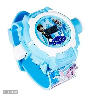 MTSH Digital Girl's Watch (Blue Dial, Multicolored Strap)-thumb5