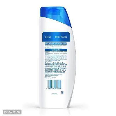 Head  Shoulders Cool Menthol Anti Dandruff Shampoo, 340ml-thumb4