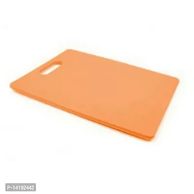 Useful Orange Plastic Cutting Board for Kitchen Chopping-thumb0