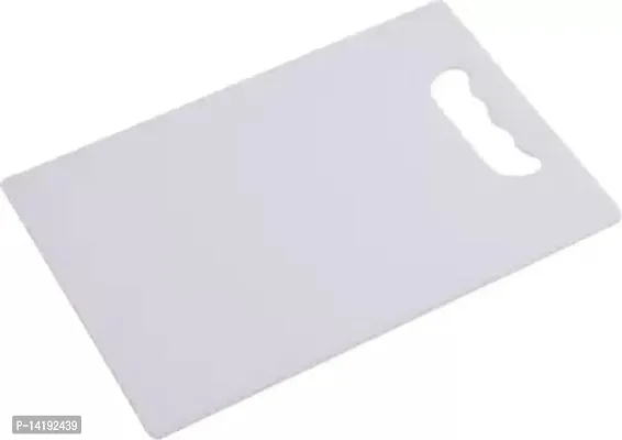 Useful White Plastic Cutting Board for Kitchen Chopping-thumb0