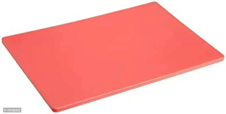 Useful Pink Plastic Cutting Board for Kitchen Chopping