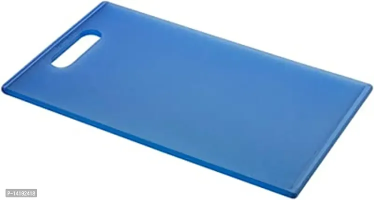 Useful Blue Plastic Cutting Board for Kitchen Chopping