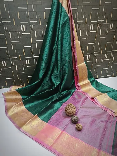 Elegant Silk Cotton Saree with Blouse piece 