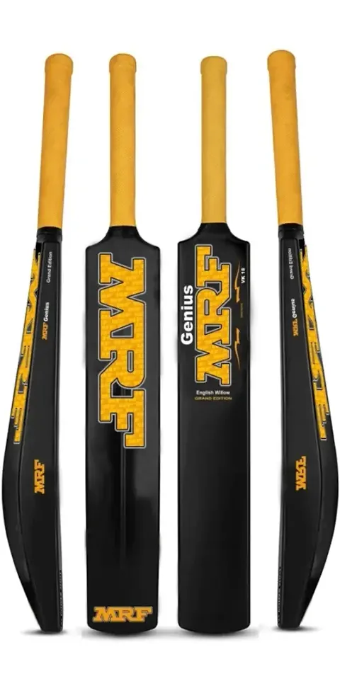 Heavy duty black MRF Hard plastic cricket bat For 14+ year