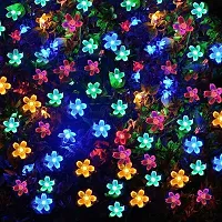 HOME BUY 36 Led Blossom Flower Decoration Lights Plug in Fairy String Lights Diwali Christmas Home Decorative Lights (Steady Lights, Multi Color)-thumb2