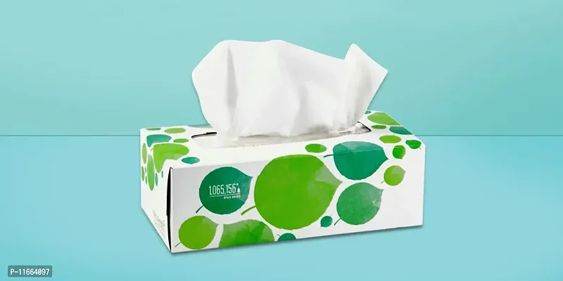 HOME BUY 2 Ply Facial Tissue Soft Box Pack | 100% Cellulose Fibre Premium tissues - 100 Pulls per Box - Pack of 1 Boxes