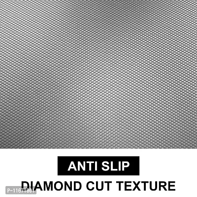 KANO Multipurpose Textured Super Strong Anti-Slip Mat Liner - Size 60X 500 cm (5 Meter Roll, Grey)-thumb4