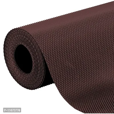 KANO Multipurpose Textured Super Strong Anti-Slip Mat Liner - Size (45x300 (Brown))-thumb0