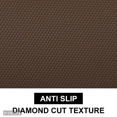 KANO Multipurpose Textured Super Strong Anti-Slip Mat Liner - Size (45x300 (Brown))-thumb3