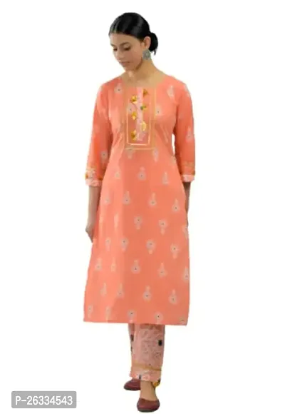 Fashonia's Women Printed Kurta and Pant Set Pure Cotton(1005)