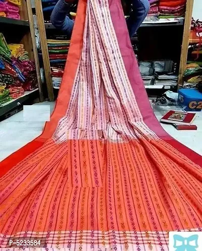 Beautiful Khadi Saree with Blouse piece-thumb0