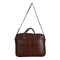 Brown Office Laptop Bag Briefcase Notebook Professional Business 15.6 Inch Briefcase Messenger Sling College Bag Water Resistant Laptop Bag Tablet Business Carrying Handbag for Women and Men-thumb3