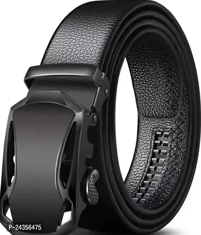 NYFEE  Men Formal, Casual, Party, Evening Black Artificial Leather, Leatherite Belt-thumb0
