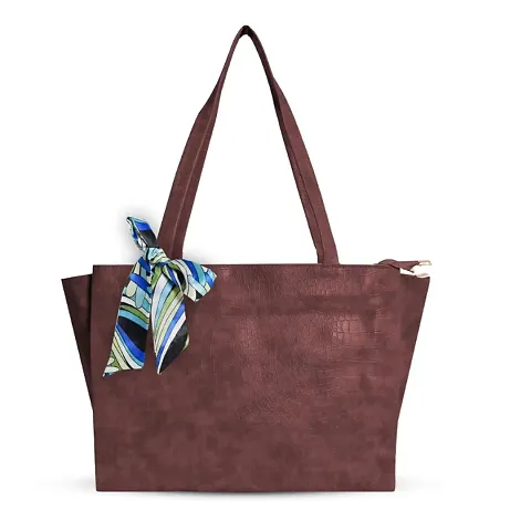 Trendy Leather Tote Bag For Women