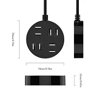 ReTrack 8 Ports USB Hub, Round Shape Multi-Port Adapter and Data Transmission Splitter Box, Charge Faster and Easier for Phone, USB Flash Disk,Tablet, Other USB Devices-thumb2