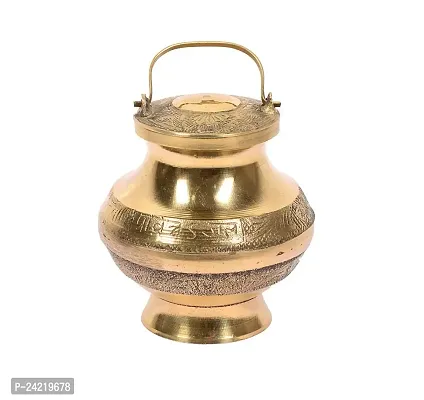 Skywalk Pure Brass Lota with Cover (Size-3)-thumb0