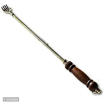 Skywalk High quality Antique style Brass Back Scratcher with wooden handle