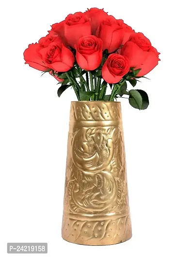 Skywalk Metal Flower Vase (Medium, Multicolour)