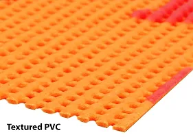 PVC Anti Slip Mat Shelf Liner Roll, 30 x 150 cm, Flower Pattern, 1 Piece(Orange Color)-thumb3