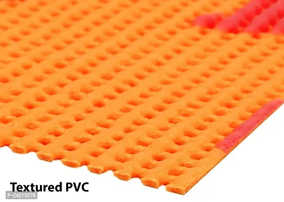 PVC Anti Slip Mat Shelf Liner Roll, 30 x 150 cm, Flower Pattern, 1 Piece(Orange Color)-thumb4