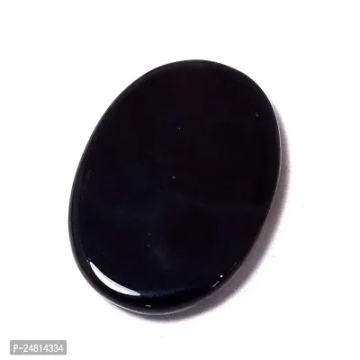 JEMSKART 6.00 Ratti 5.00 Carat Sulemani Hakik Stone Certified Natural Black Onyx Gemstone-thumb2