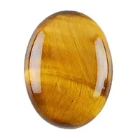 Original Tiger Eye Stone 12.25 Ratti Rashi Ratna Natural and Certified Gemstone Unheated and Untreated Gems for Astrological Purpose-thumb1