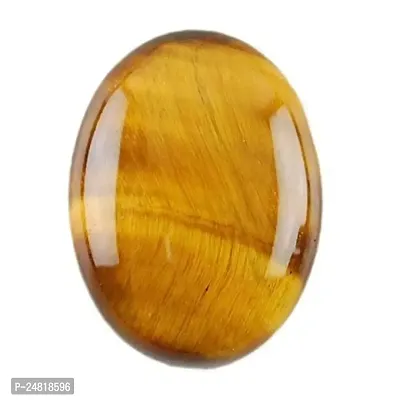 Original Tiger Eye Stone 12.25 Ratti Rashi Ratna Natural and Certified Gemstone Unheated and Untreated Gems for Astrological Purpose-thumb2