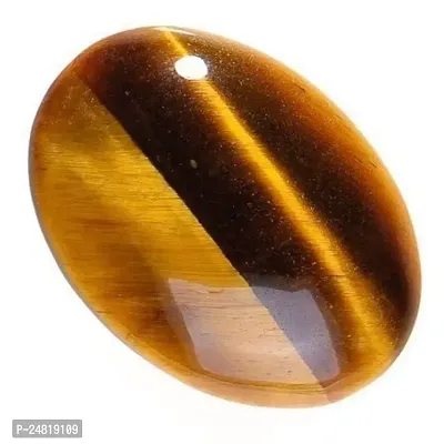 Tiger Eye Stone 9.25 Ratti Natural Earth Mined AA+ Quality Lab-Certified Tiger Eye/Tiger Stone/Tiger's Eye Chitti Loose Gemstone-thumb2