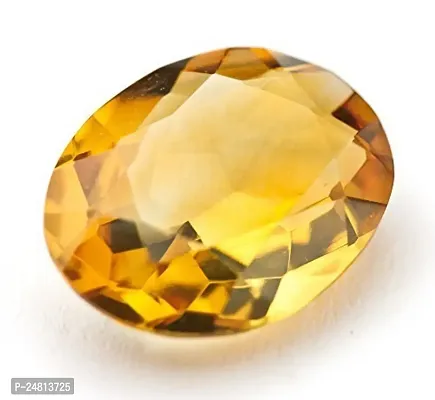 JEMSKART 8.50 Carat sunela Stone Original Certified Natural Citrine Success Gemstone or Men  Women {Lab Tested}