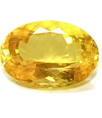 JEMSKART 11.25 ratti 10.25 Carat Sunela Stone Original Certified Natural Citrine Success Gemstone for Men  Women {Lab Tested}-thumb1