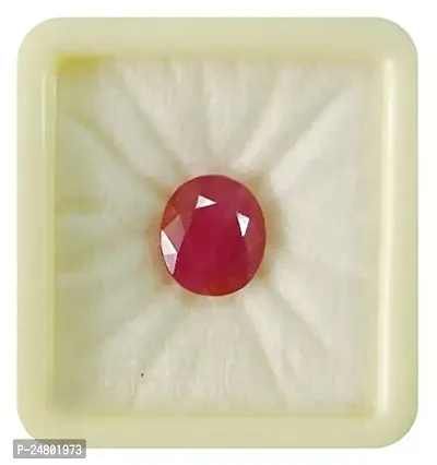 Sidharth Gems 10.25 Ratti 9.50 Carat Natural AA++ Quality Burma Ruby Manik Stone Original Earth Mind Certified Natural Loose Gemstone-thumb0