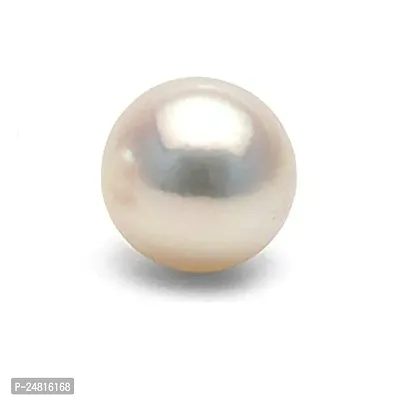 9.25 Ratti 8.00 Carat White Pearl Gemstone Certified Moti Stone for Man and Woman with Lab Certificate-thumb3