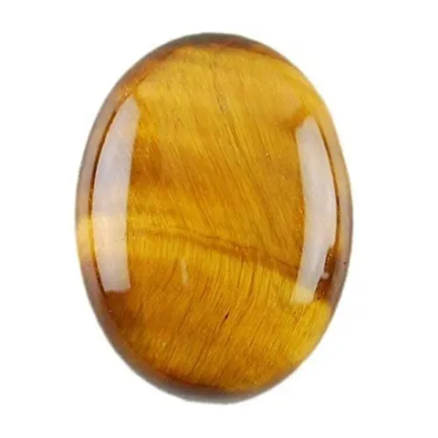 Sidharth Gems Tiger Eye Stone 7.25 Ratti Rashi Ratna and Certified by GEMOLOGICAL Laboratory of India Precious Gemstone Unheated and Untreated Gems for Astrological Purpose