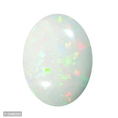 Sidharth Gems 2.25 Ratti 1.00 Carat Natural AA Opal Gold Plated Pendant Certified Natural Australian Opal Stone Gold Plated Pendant for Men and Women by Lab Certified-thumb2