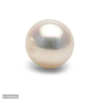 11.25 Ratti 10.00 Carat White Pearl Gemstone Certified Moti Stone for Man and Woman with Lab Certificate-thumb3