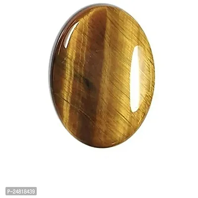 Tiger Eye Stone 7.00 Ratti Natural Earth Mined AA+ Quality Lab-Certified Tiger Eye/Tiger Stone/Tiger's Eye Chitti Loose Gemstone-thumb3