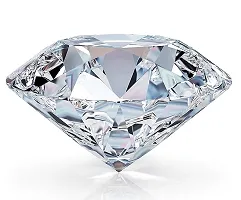 JEMSKART Zircon Cubic Zirconia American Diamond Loose Natural Certified Precious Gemstone 8.25 Ratti 7.00 Carat-thumb1