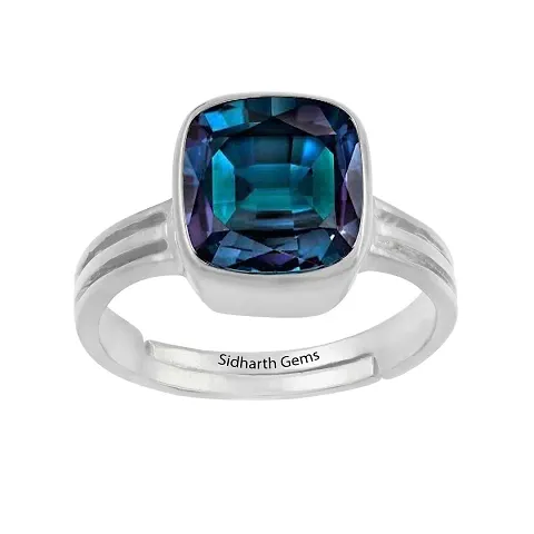 Sidharth Gems 4.25 Ratti Certified (Manik/Manak/Mankiya) Fine Adjustable Panchdhatu Ring for Men Women