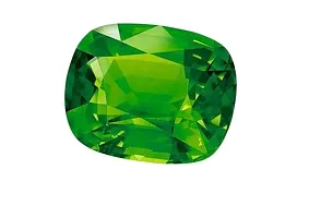 JEMSKART 8.25 Ratti 7.00 Carat Certified Unheated Untreated Cushion Cut Natural Peridot Loose Gemstone by Lab Certified for Man Or Women-thumb1