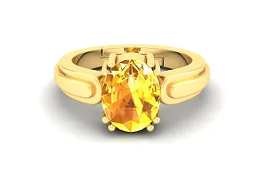 Sidharth Gems 4.25 Ratti 3.15 Carat Certified Unheated Untreatet AAA++ Quality Natural Yellow Sapphire Pukhraj Gemstone Ring Gold for Women's and Men's-thumb4