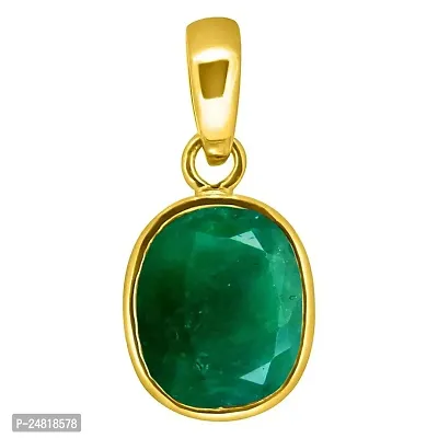 5.25 Ratti 4.00 Carat Natural Emerald Panna Pendant Locket (Astrological Purpose Panna Pendant) for Men and Women