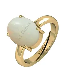 10.00 Carat 11.00 Ratti Lab Certified Natural Opal Gold Adjustable Ring Opal Gemstone for Men  Women-thumb2