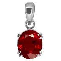 Ruby Pendant/Locket 6.25 Ratti 5.00 Carat Certified Burma Ruby Astrological Purpose Panchdhatu Pendant Locket for Men and Women (Ruby)-thumb2