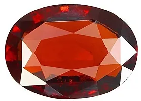 Sidharth Gems Hessonite Garnet Gemstone Natural Certified Original Gomed Stone 6.25 Ratti-thumb1