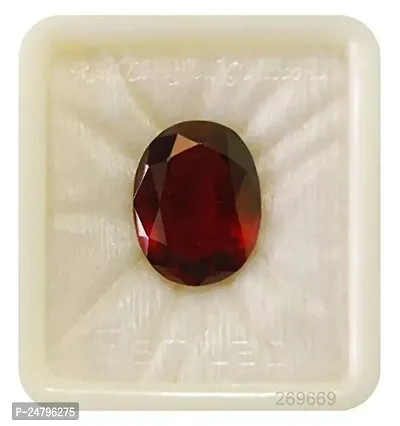 SIDHARTH GEMS 4.25 Ratti 3.42 Carat A+ Quality Natural Hessonite Garnet Gomed Loose Gemstone for Women's and Men's-thumb0