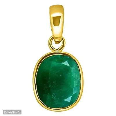Sidharth gems 10.25 Ratti 9.00 Carat Natural Emerald Panna Pendant Locket {Astrological Purpose Panna Pendant} for Men and Women-thumb0