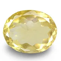 JEMSKART Sunela Stone Original Certified Natural Citrine Success Gemstone, 7.25 Ratti 6.25 Carat-thumb1