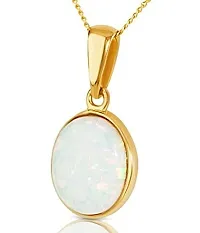 Certified Natural AA++ Quality Opal Locket 15.25 Ratti / 14.00 Carat (Australian Opal) Brilliant Cut Certified Astrological Gemstone-thumb2