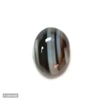 12.25 Ratti Sulemani Hakik Stone Original Certified Natural Black Hakik Gemstone-thumb2